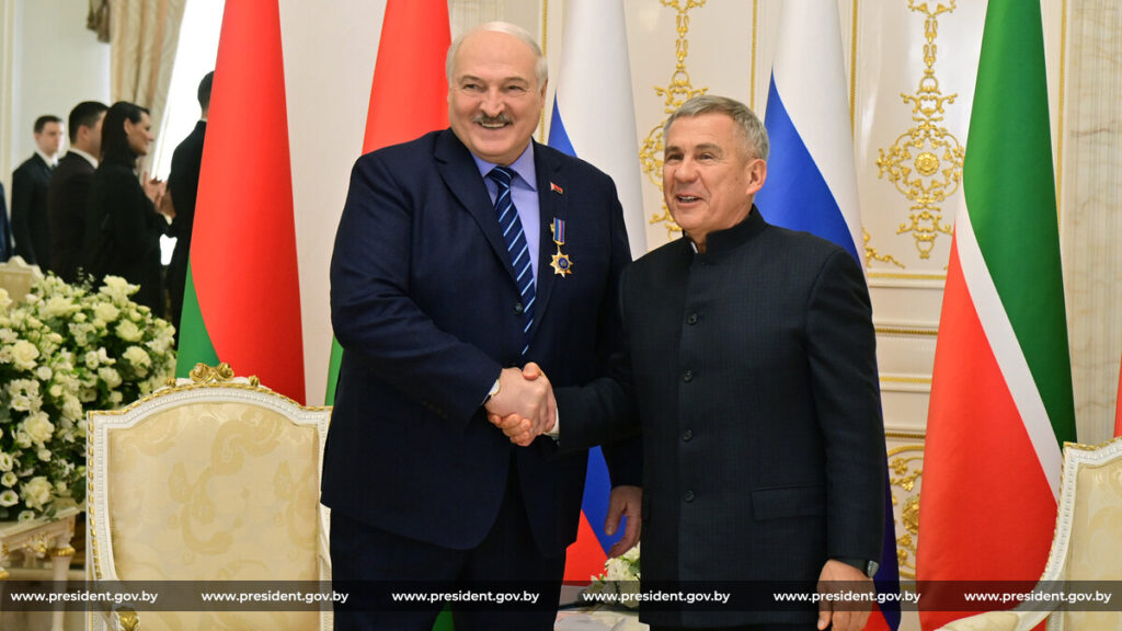 Лукашенко и глава Татарстана