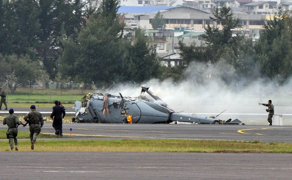 Крушение вертолета Эквадор