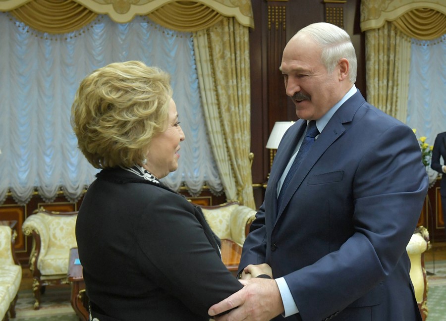 Лукашенко и Матвиенко