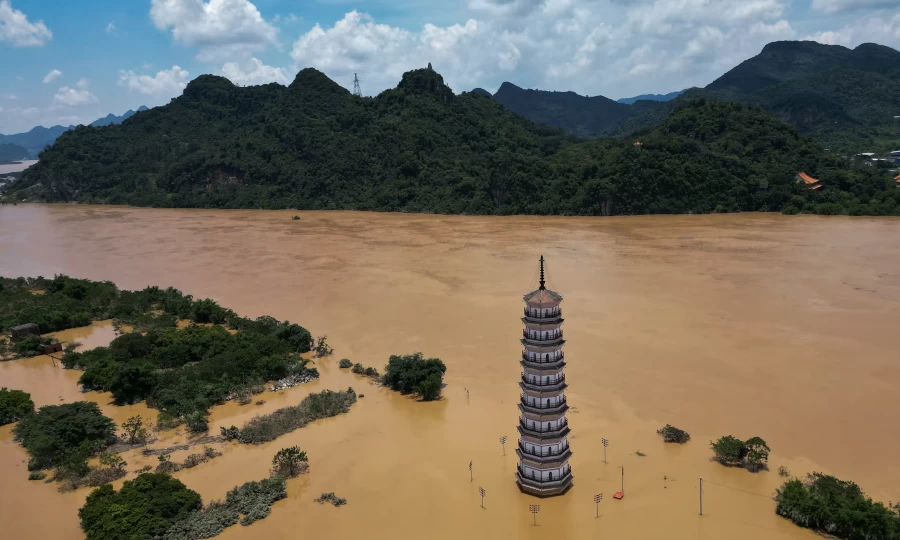 наводнение в Китае