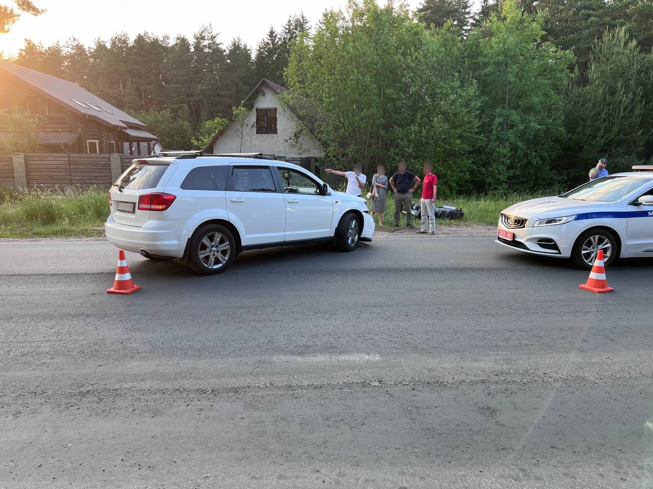 В Минском районе произошло ДТП с участием мотоциклистов. Есть пострадавшие  - Минская правда