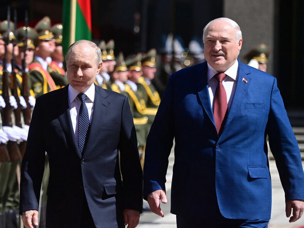 Путин и Лукашенко, переговоры
