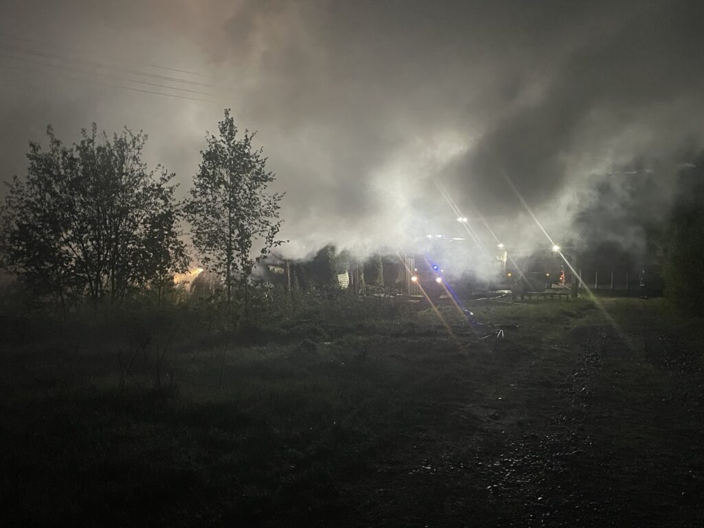 пожар в Логойске