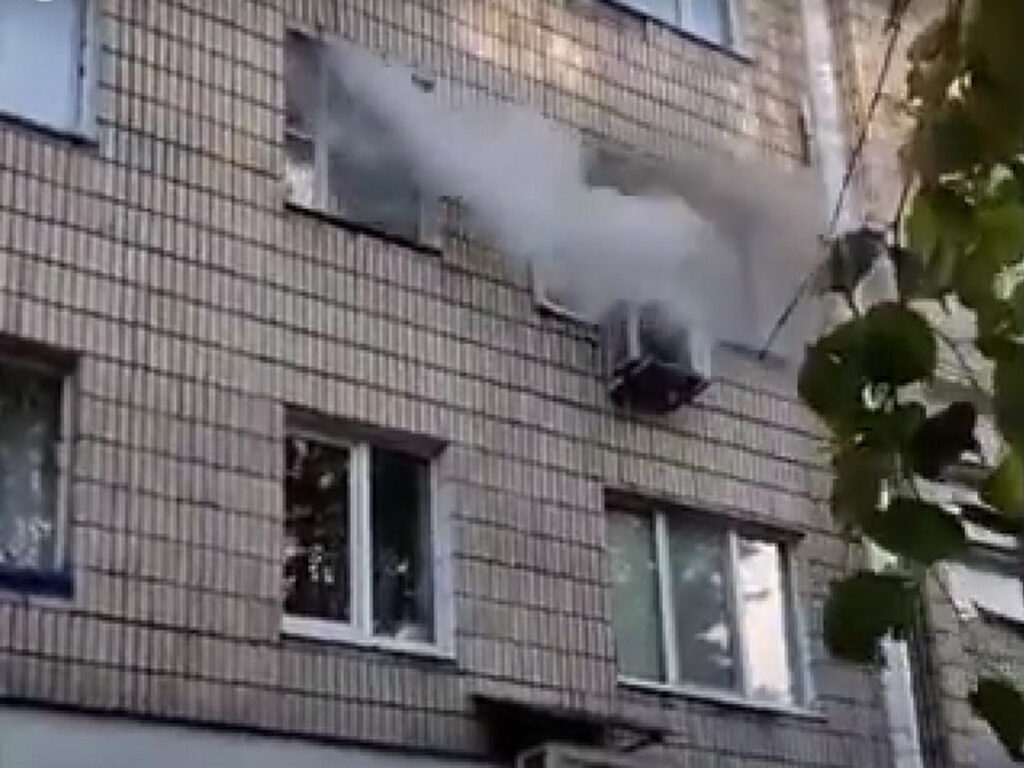 пожар в Борисове