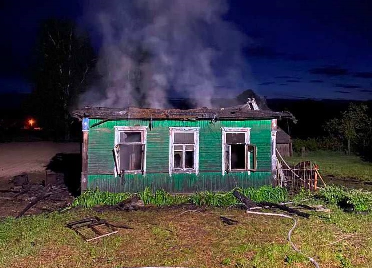 пожар в Столбцовском районе
