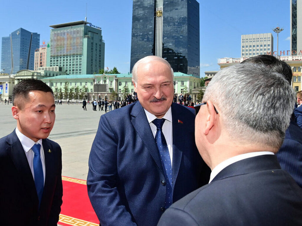 Лукашенко в Монголии