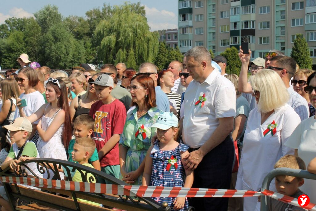 Реконструкция освобождения города в Слуцке