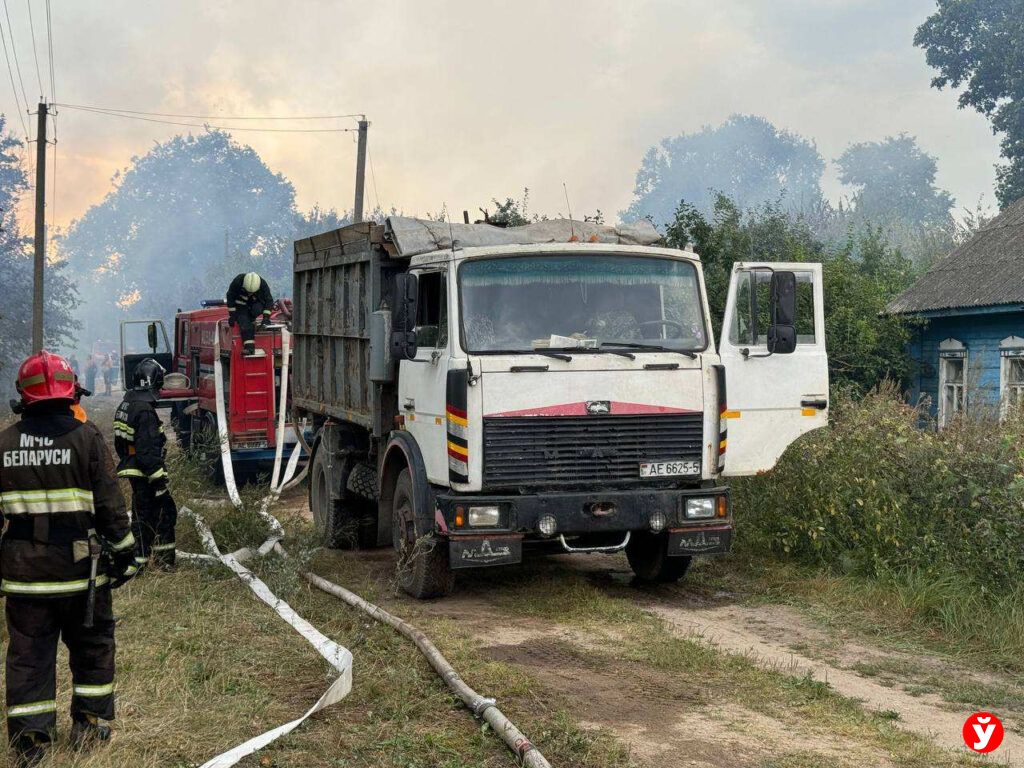 Пожар в деревне