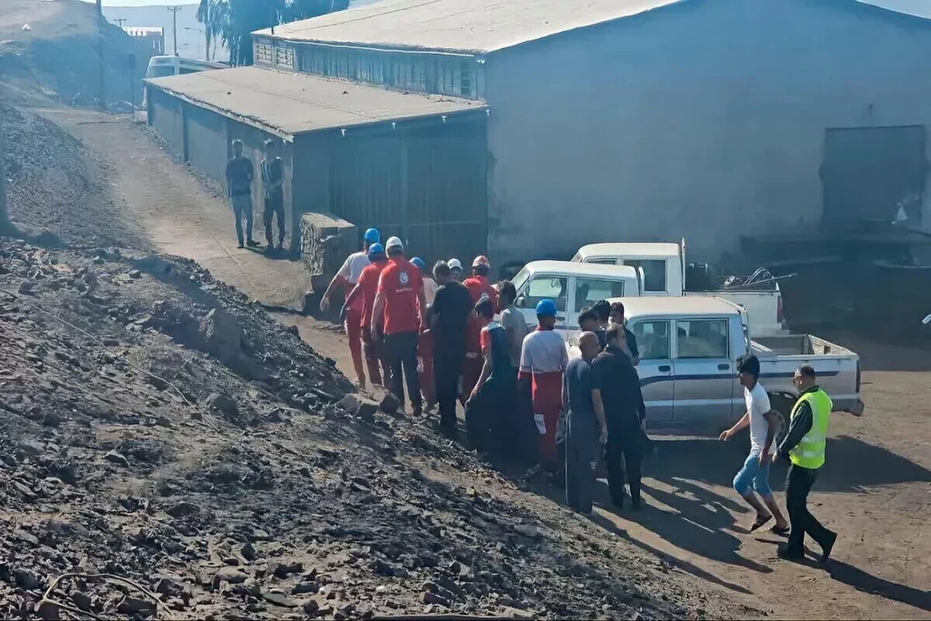 Взрыв шахта Иран