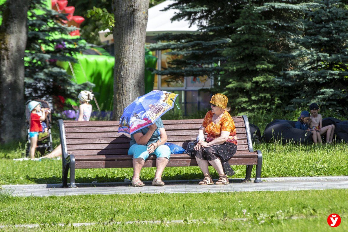 Во вторник белорусов ждет июльская жара