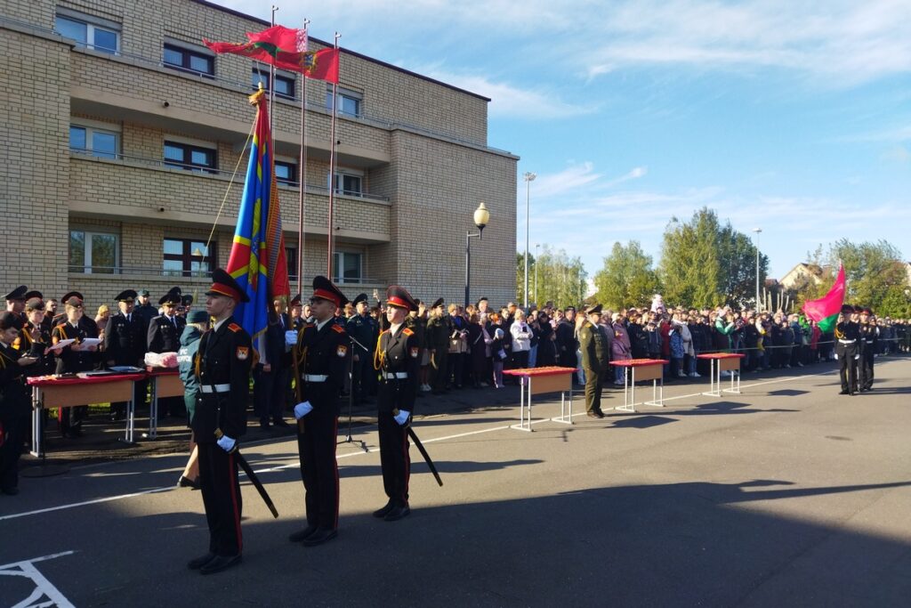 посвящение в кадеты в Слуцке