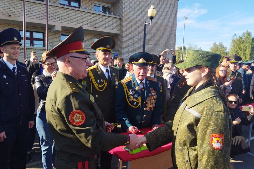 посвящение в кадеты в Слуцке