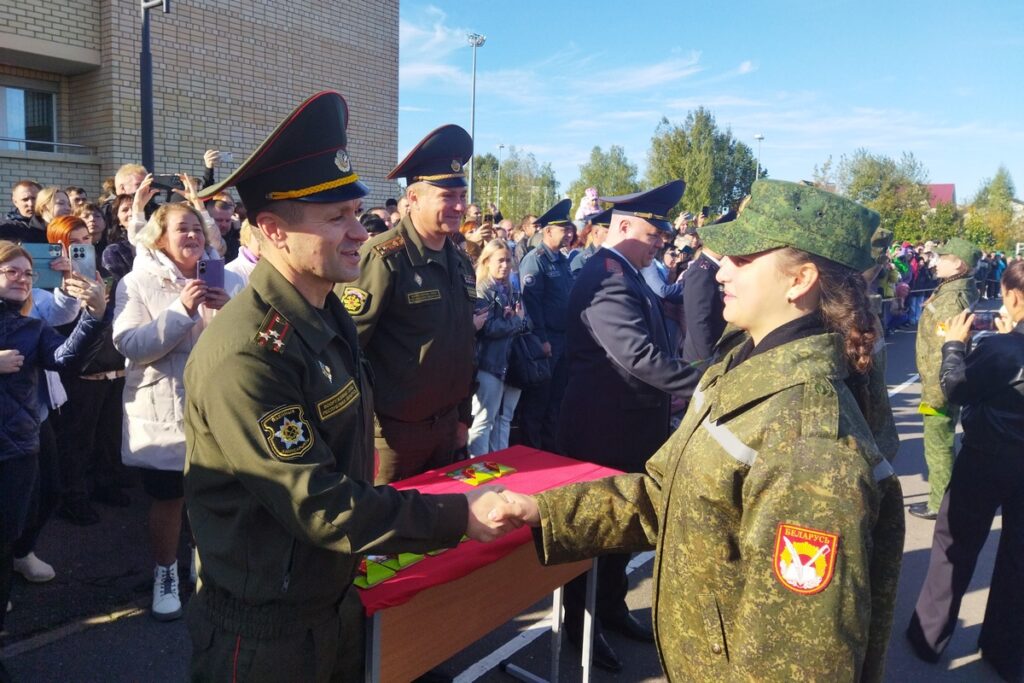 посвящение в кадеты в Слуцке