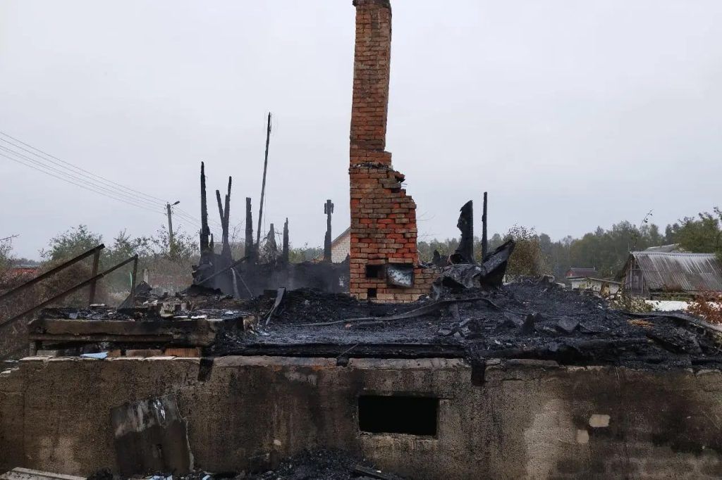 пожар в Узденском районе