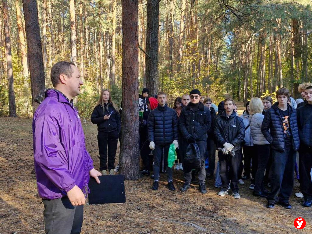 Солигорск, соревнования по скоростному сбору мусора