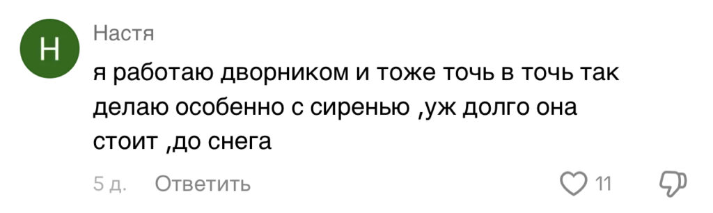 Уборка по-белорусски: дворник нашел оригинальный способ облегчить себе работу