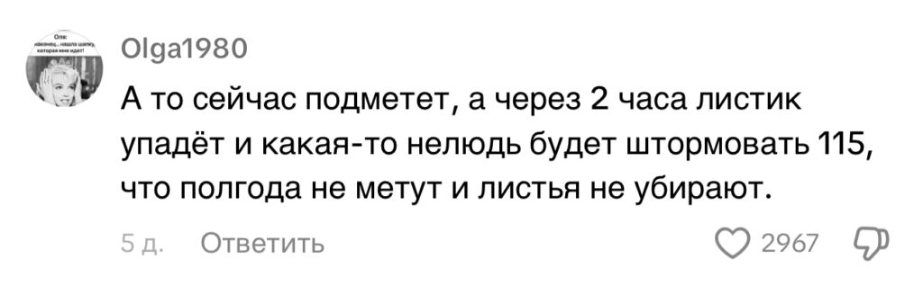 Уборка по-белорусски: дворник нашел оригинальный способ облегчить себе работу