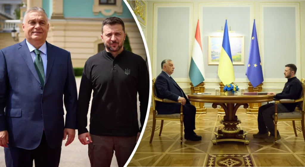 Зеленский и Орбан