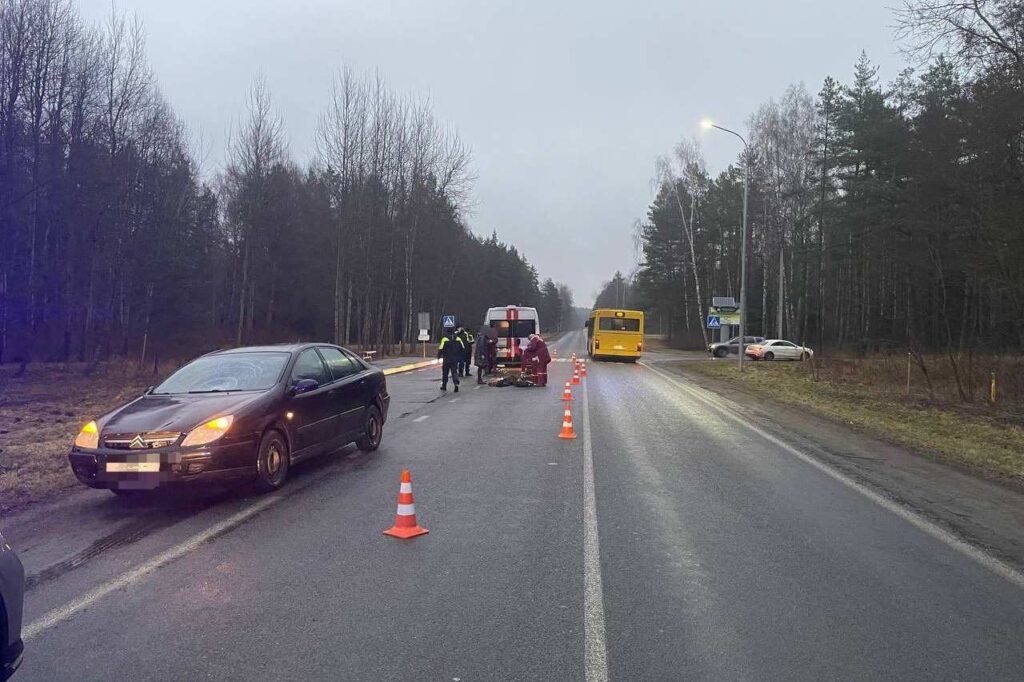 Пешеход погибла под колесами «Ситроена» в Минском районе