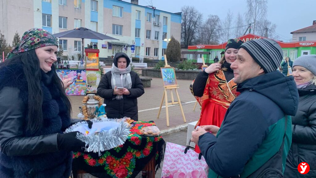 Обряд «Колядки» провели крупчане во время акции «Голоса родной страны»