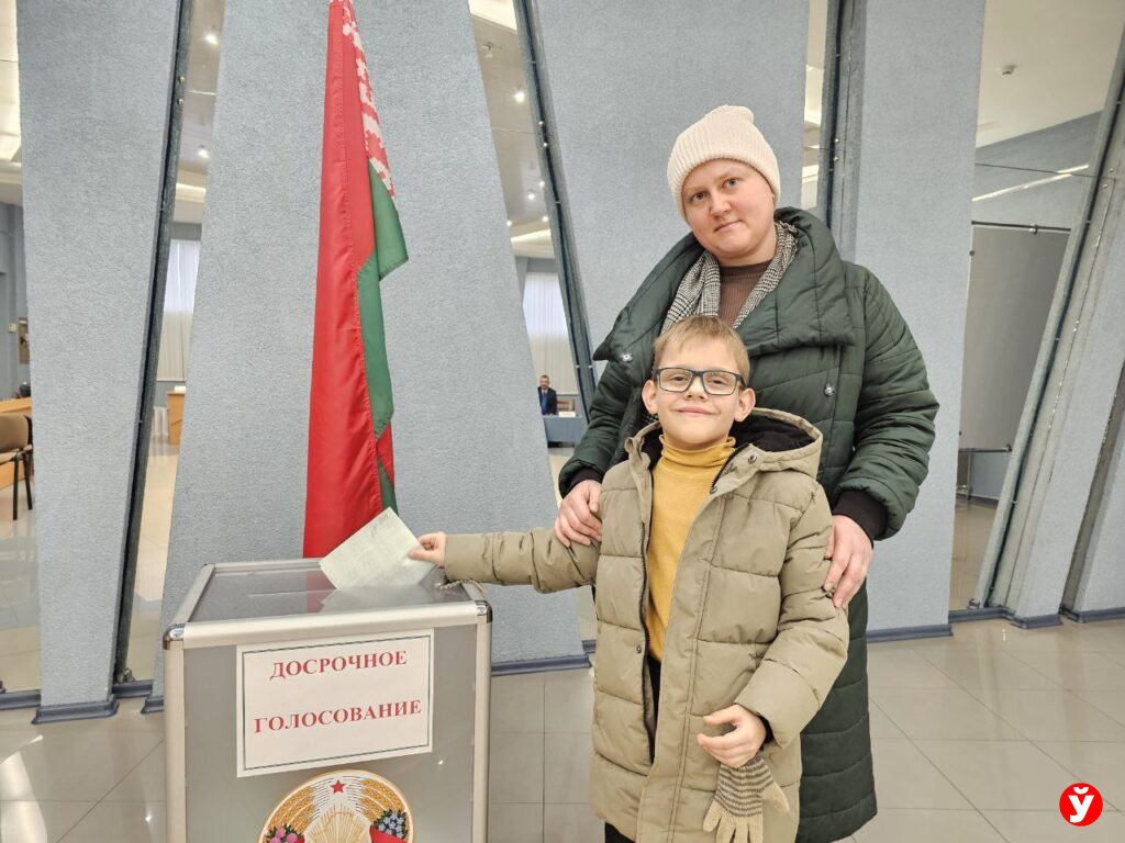 Ирина с сыном