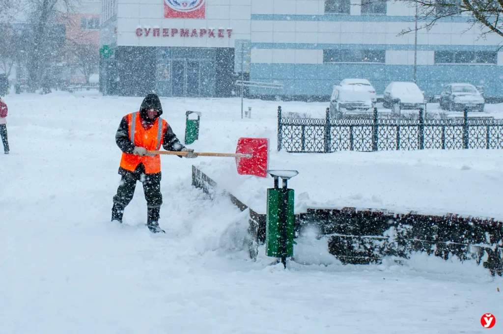 В Минске в эту зиму вывезли снега в 530 раз меньше, чем в прошлую