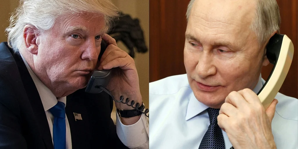 Трамп начал телефонный разговор с Путиным