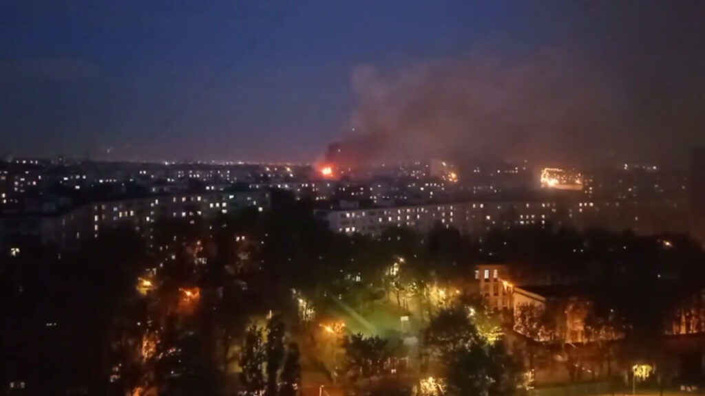 Взрыв с последующим возгоранием произошел в Москве