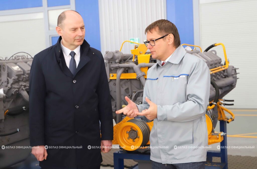 Алексей Кушнаренко ознакомился с инновациями на БЕЛАЗе