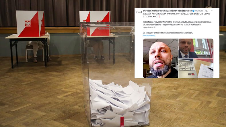 Бандит-рецидивист проверял документы поляков на избирательном участке