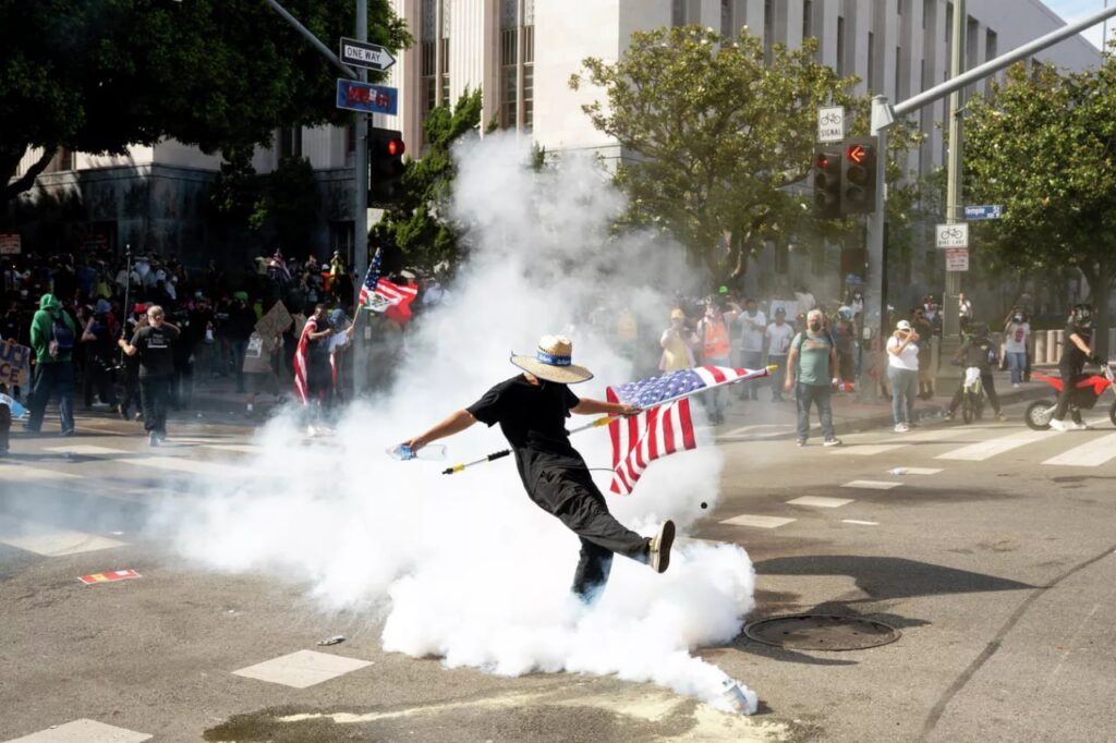Протесты в США
