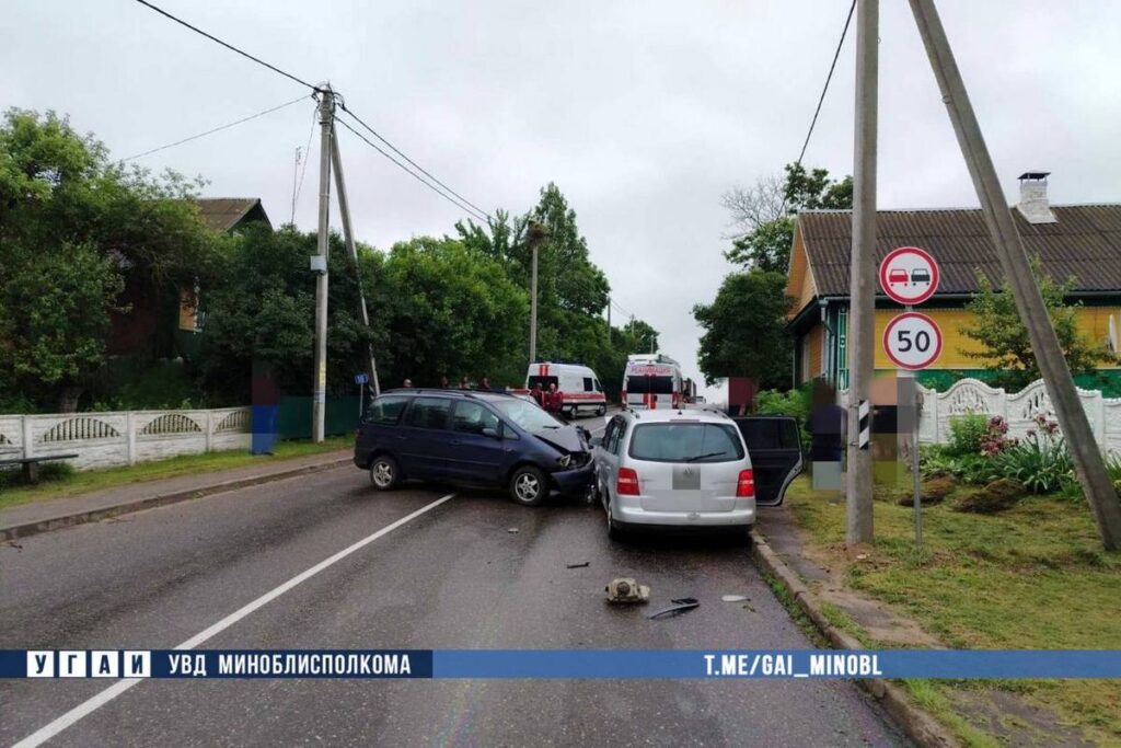 В Червенском районе водитель съехала в кювет и оказалась в больнице