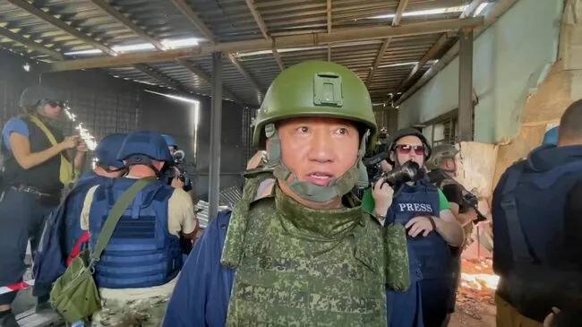 Китайский журналист ранен в Курской области