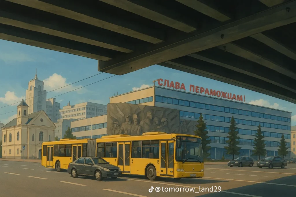 Минск в стиле Миядзаки. В сети показали белорусскую столицу в кадрах из аниме