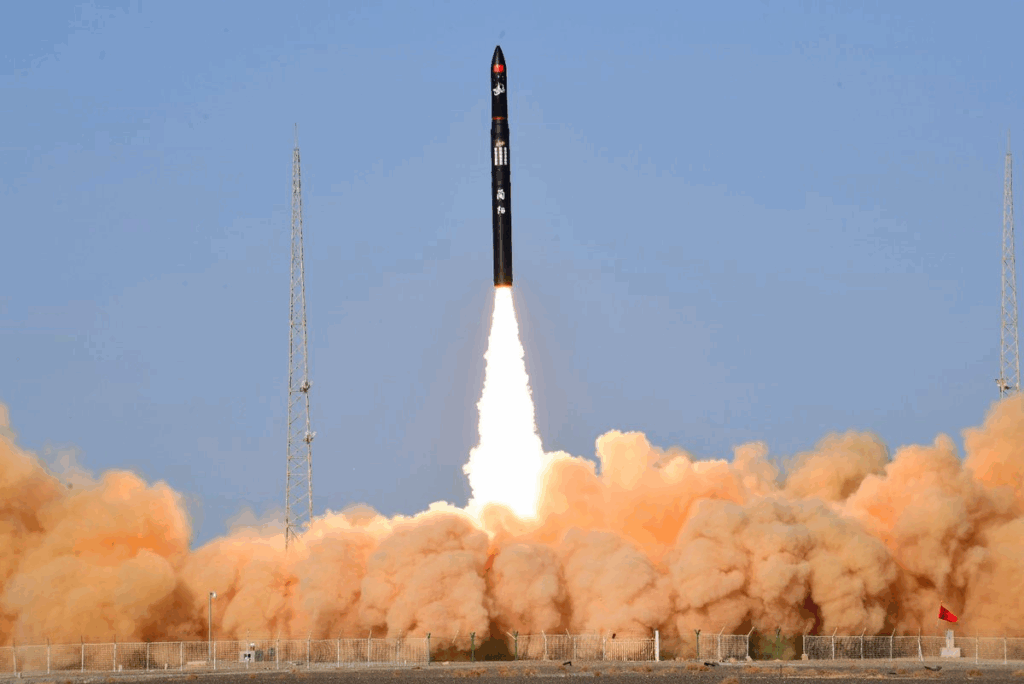 Китайская компания iSpace успешно запустила ракету Hyperbola-1 с новым спутником