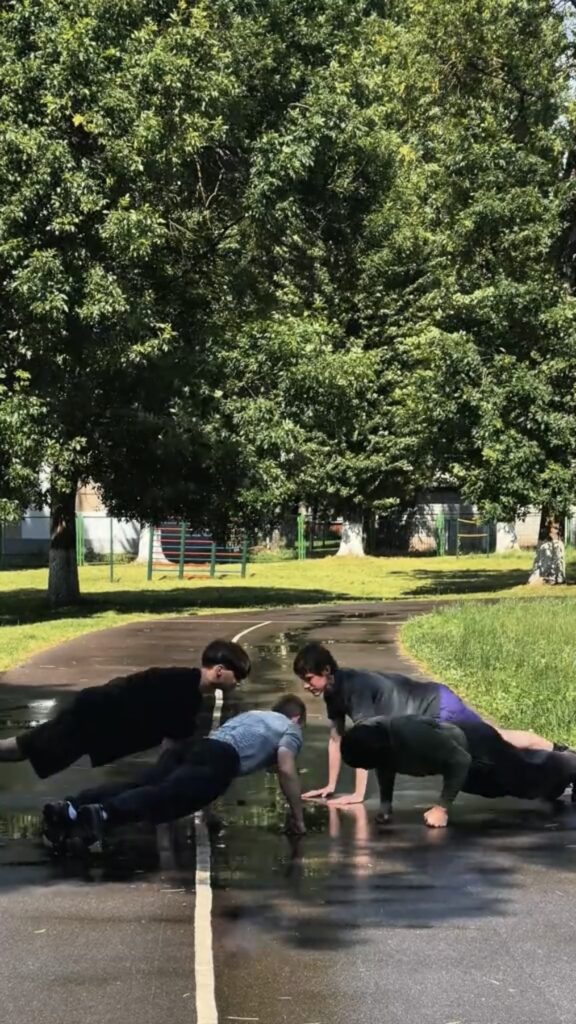 отжимания