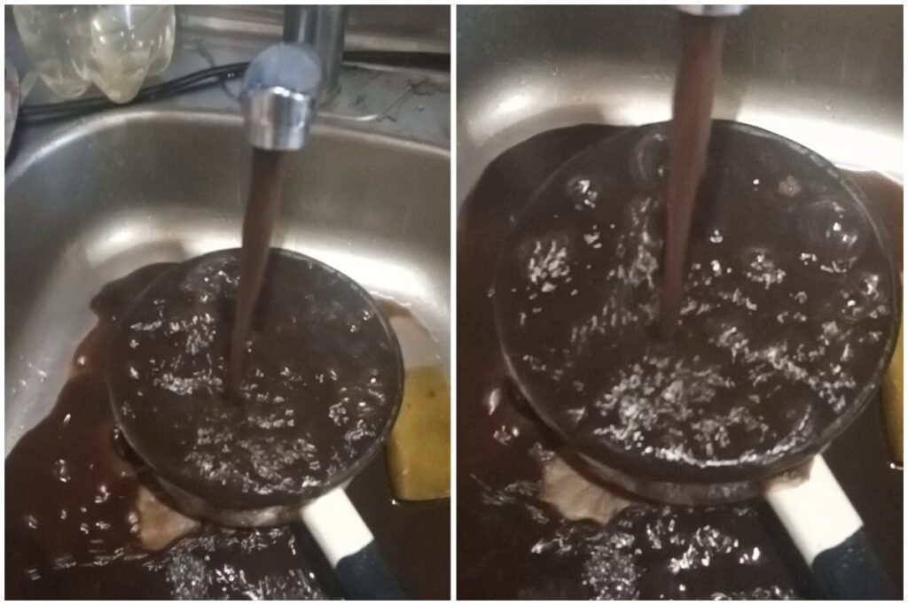 В Логойске из крана текла вода цвета кофе. Разобрались в ситуации