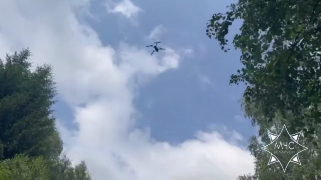 В Любанском районе с помощью квадрокоптера нашли заблудившихся грибников