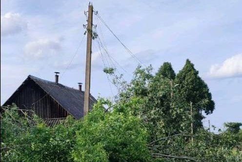 Энергетики восстанавливают электроснабжение в пострадавших районах Минской области