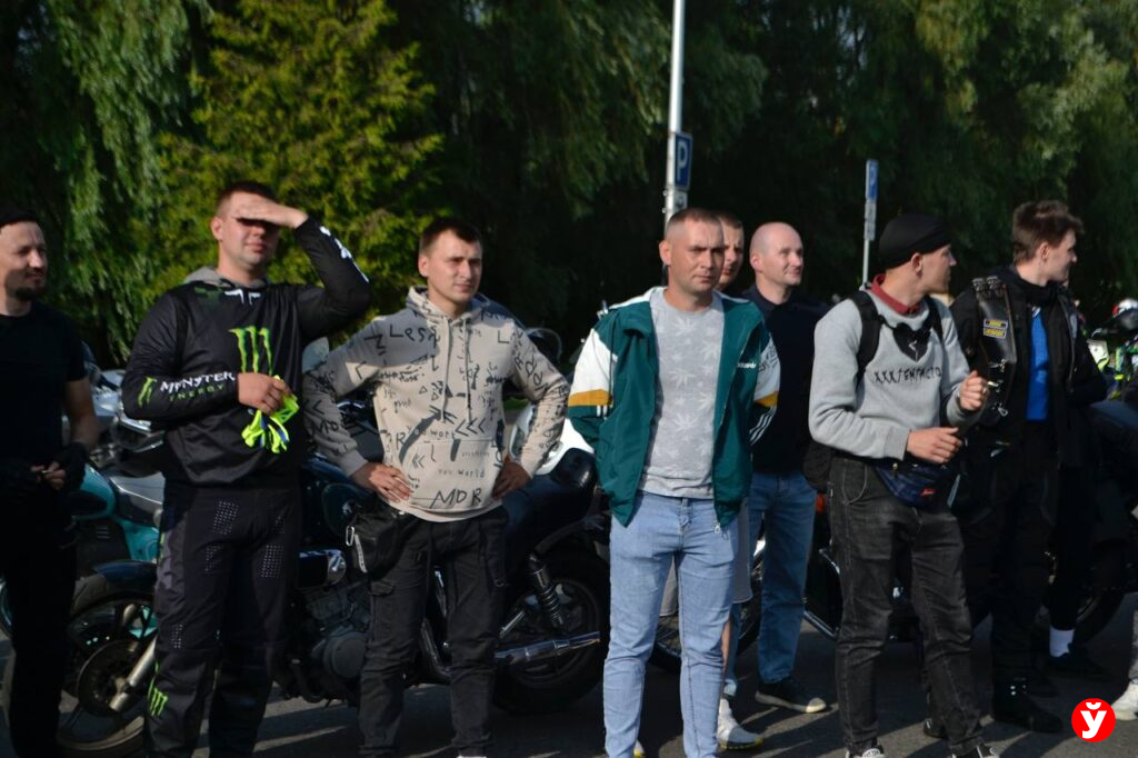 Парад мотоциклов прошел на Клетчине