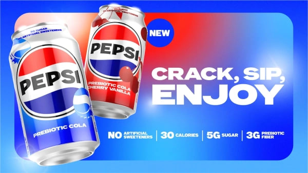 Pepsi представила полезную колу с пребиотиками — в ней всего 30 калорий