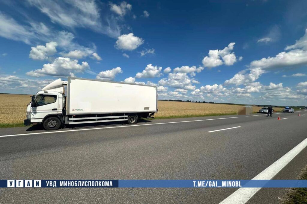 ДТП на трассе М5: водитель грузовика сбил мужчину, проверявшего свой автомобиль