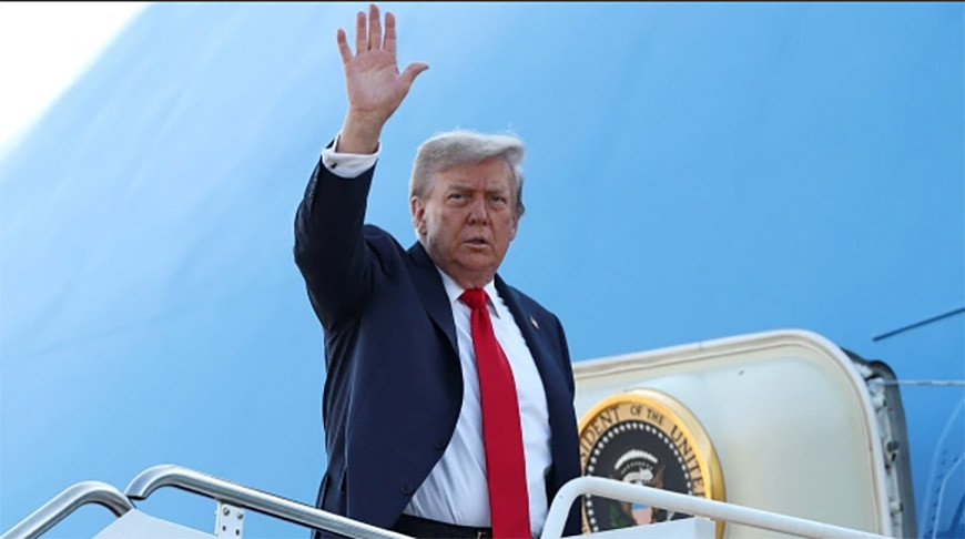 Трамп вылетел на Аляску, где будет торжественно встречать Путина