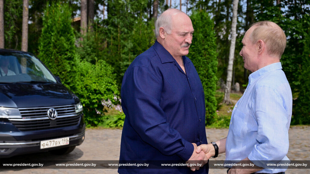 Лукашенко и Путин