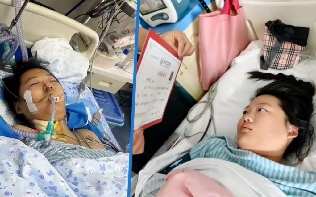 Китаянка пришла в сознание, получив письмо о зачислении в университет