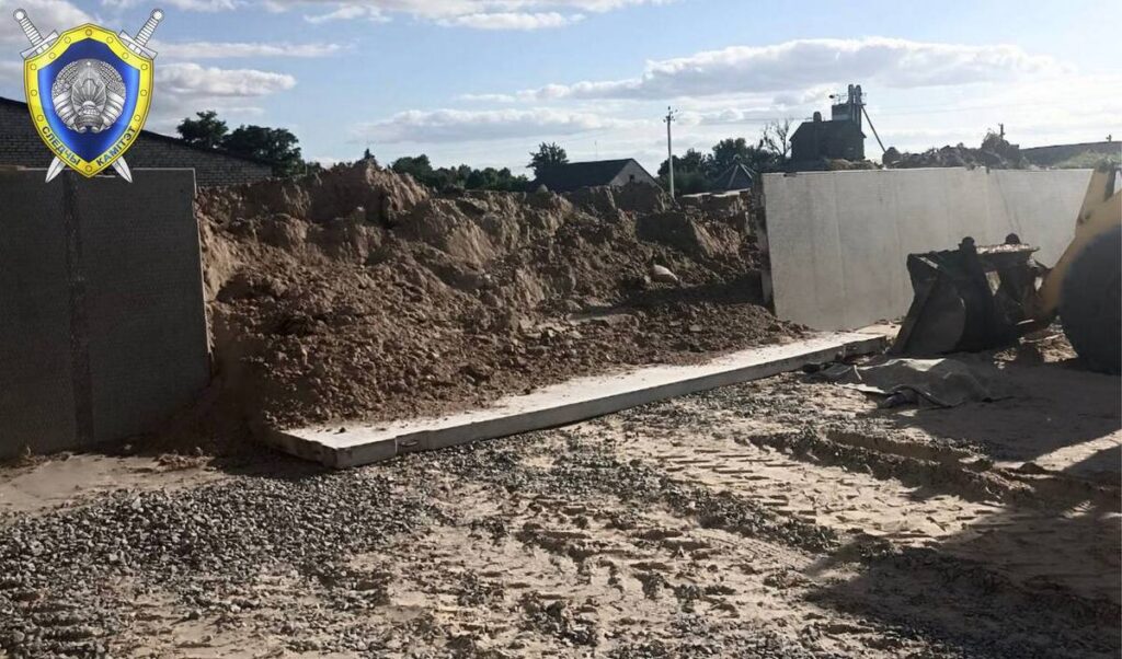 В Кобринском районе на строителя обрушилась бетонная плита. Он погиб