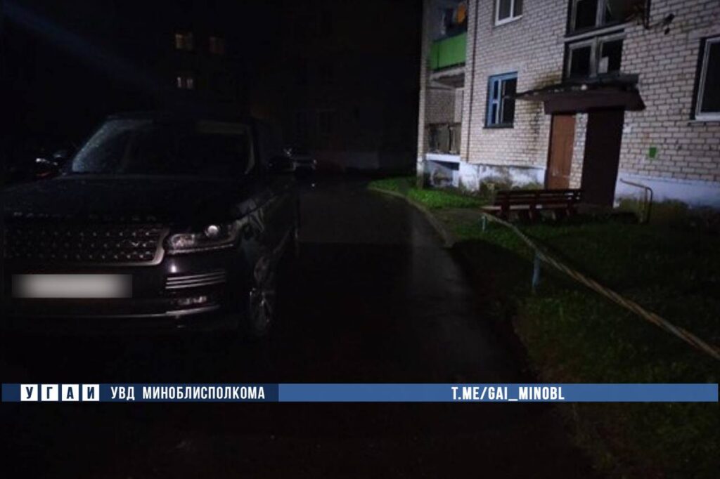 Годовалый ребенок вырвался из рук матери и попал под авто во дворе в Смолевичском районе