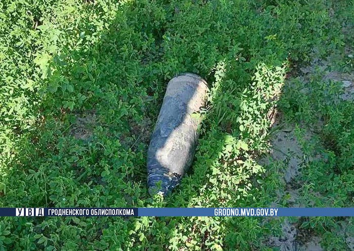 Минометные мины и артиллерийские снаряды обнаружены в Гродненской области