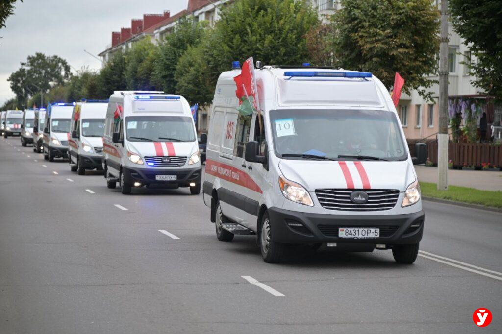 Скорые со всей Минской области съехались в Слуцк на соревнования 26 августа
