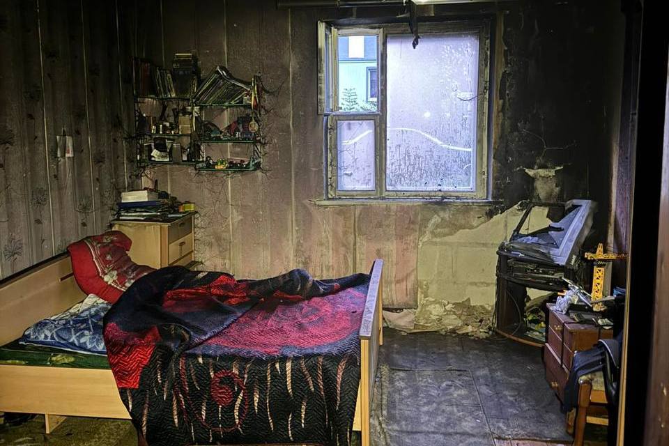 Пожар в Воложинском районе вспыхнул из-за телевизора
